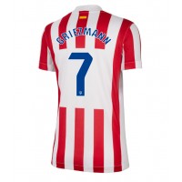 Stroje piłkarskie Atletico Madrid Antoine Griezmann #7 Koszulka Podstawowej dla damskie 2025-26 Krótki Rękaw